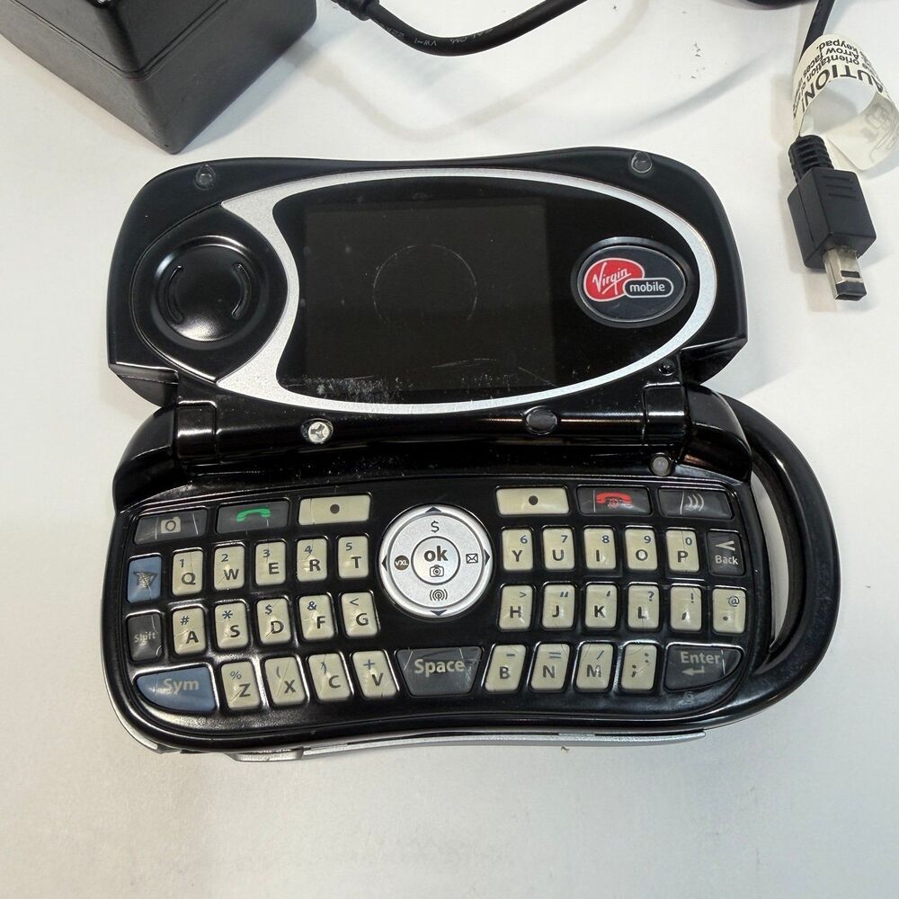 Kyocera Strobe K612 Virgin Mobile Slider QWERTY - Powers On/ untested